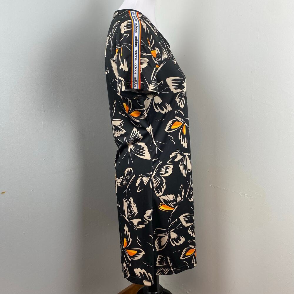 Adidas X Farm Rio Butterfly Athletic Tennis Dress In Black Medium - Picture 7 of 11